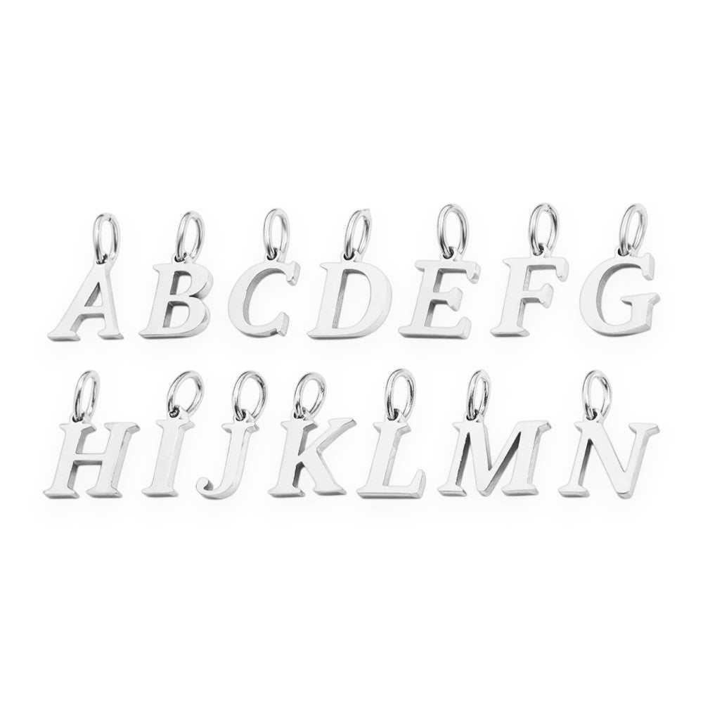 Vielring - Armband-Initial-Anhänger • 925 Sterling Silber #1 - Silber / A