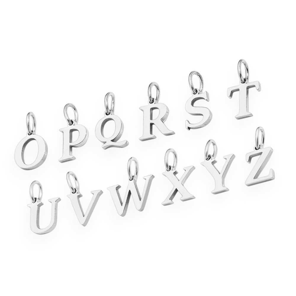 Vielring - Armband-Initial-Anhänger • 925 Sterling Silber #1 - Silber / A