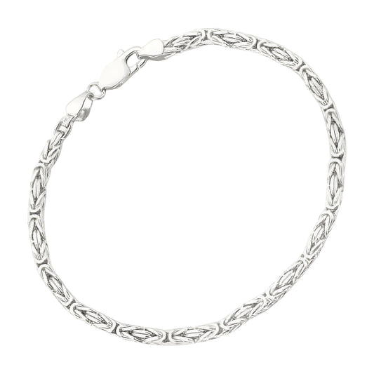 Vielring - Königsarmband 2,5mm - 925 Silber - Silber / 18 cm