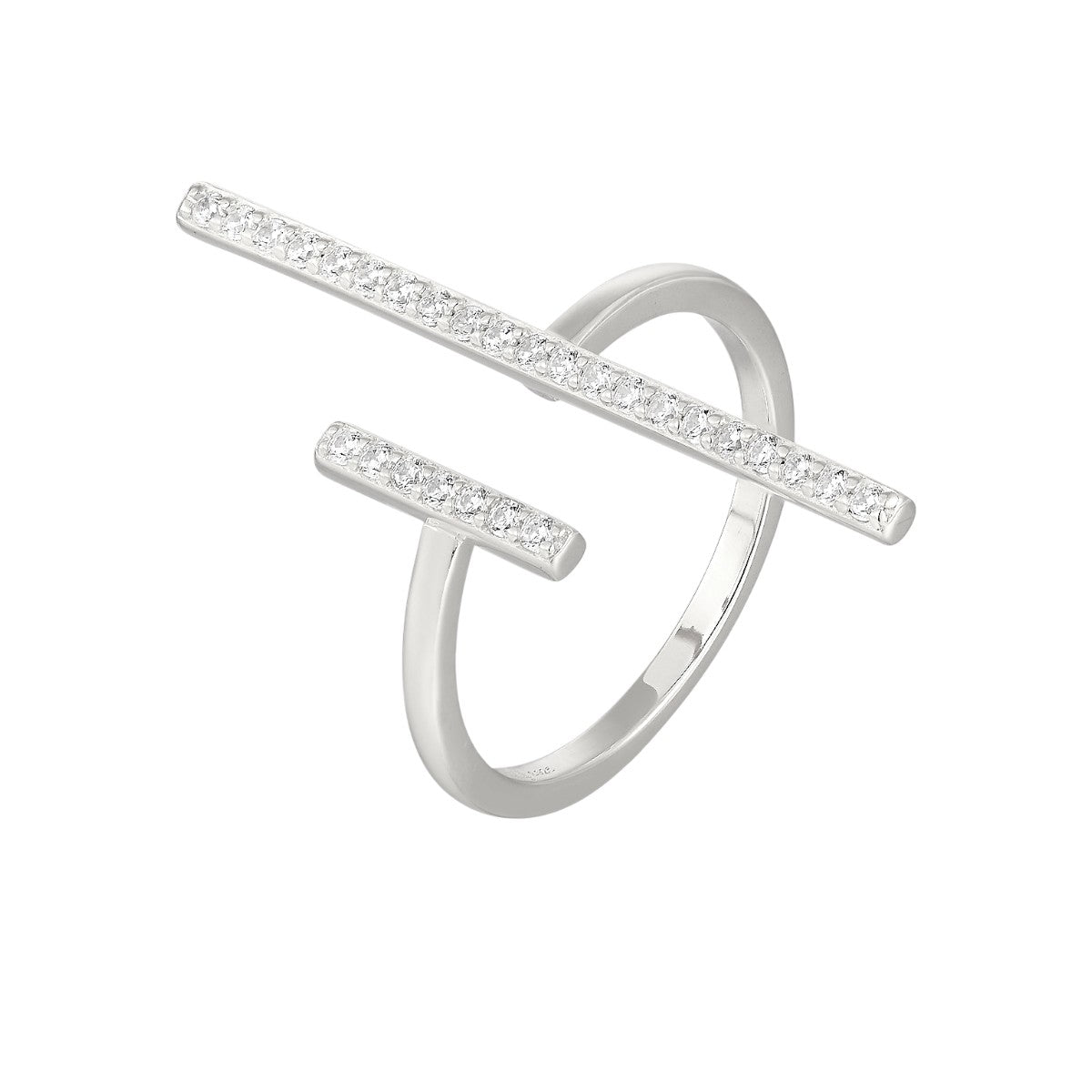Vielring - Parallel Ring - 925 Silber - Silber