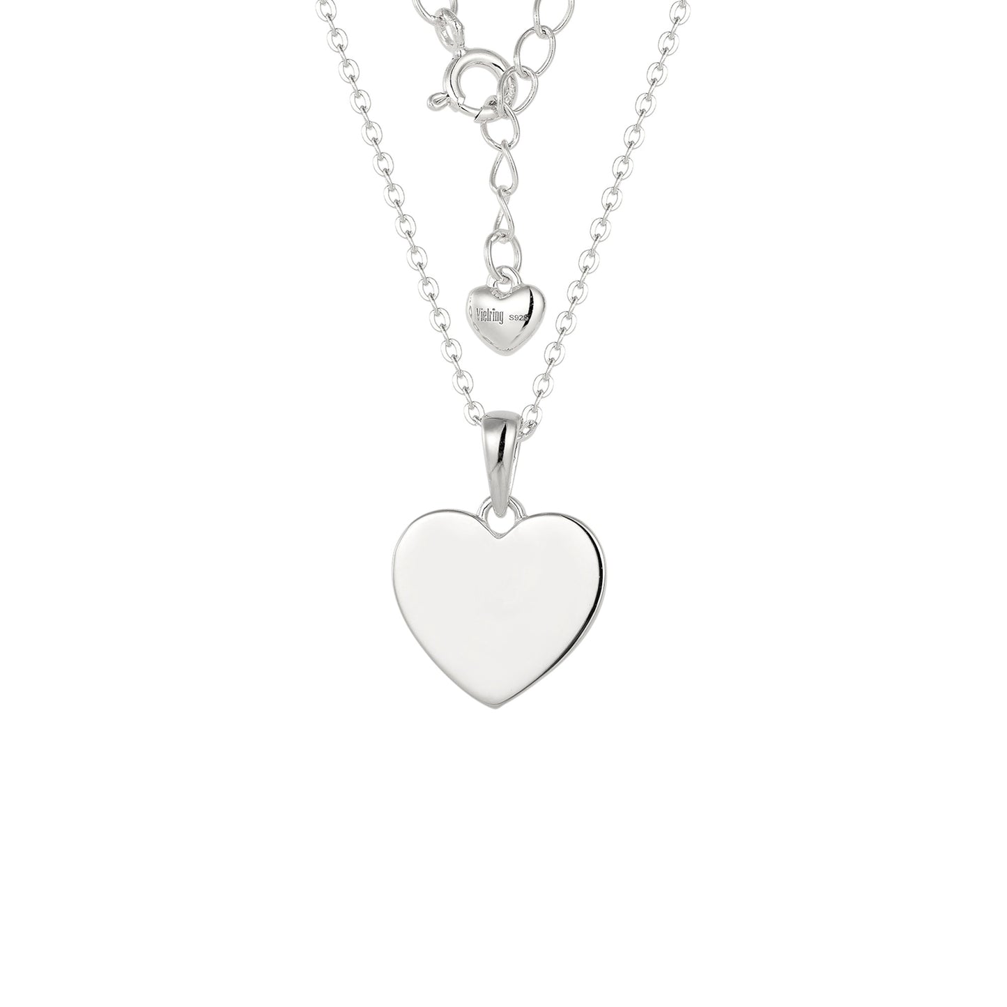 Vielring - Herzhalskette - 925 Silber - Gold