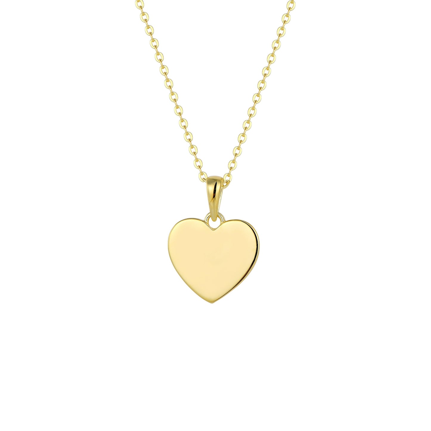 Vielring - Herzhalskette - 925 Silber - Gold