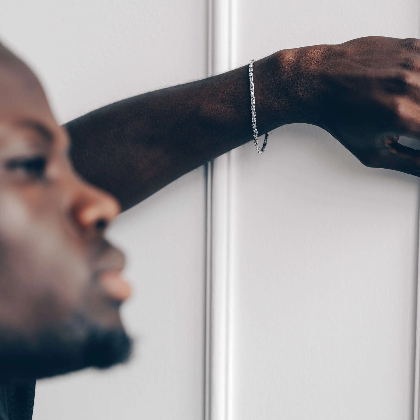 Vielring - Königsarmband 2,5mm - 925 Silber - Silber / 18 cm