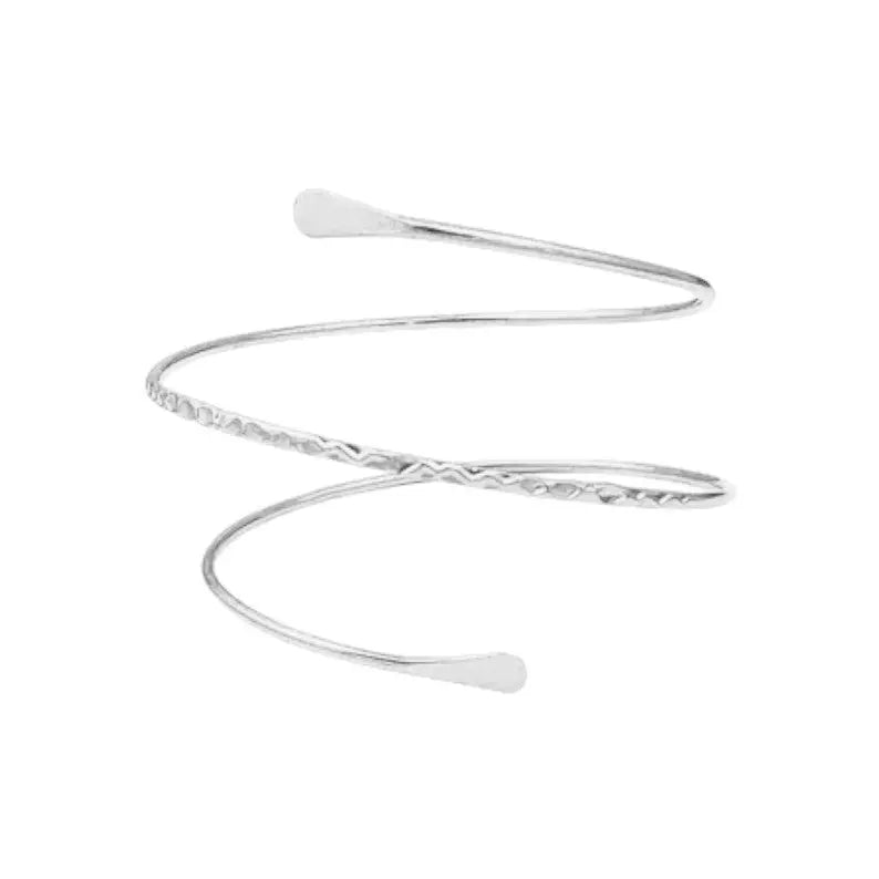 Vielring - Hammerschlag Oberarmreifen - Steel - Silber