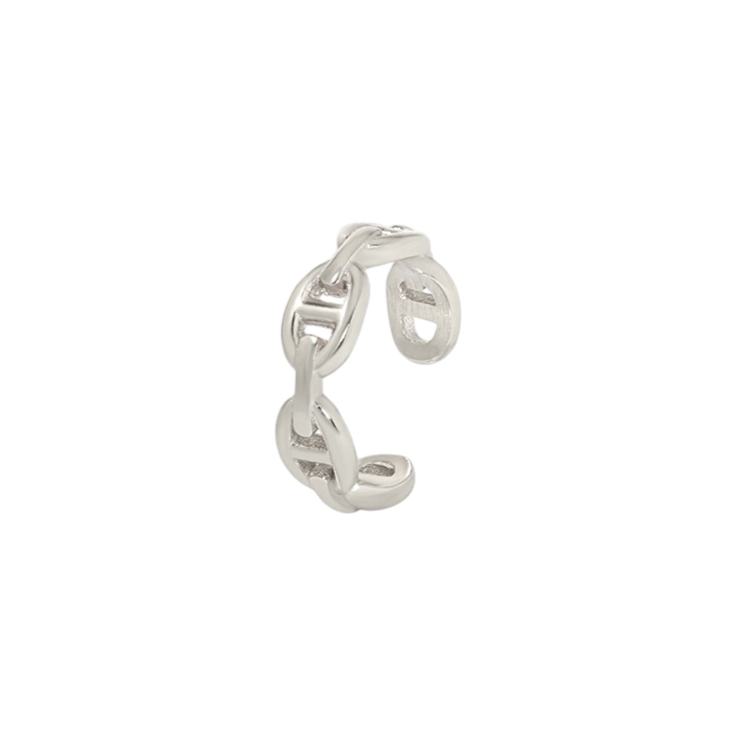 Hoop Ear Cuff 925 Sterling Silver - 0.6-0.9 mm thickness
