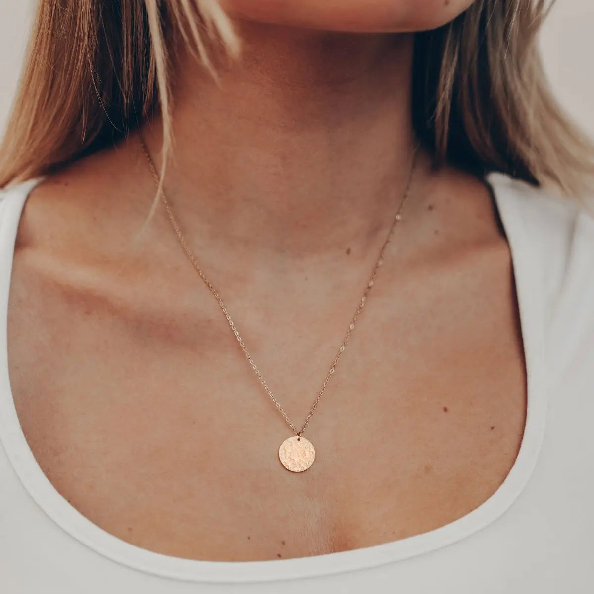 Vielring - Vollmond Halskette - 925 Silber - Gold