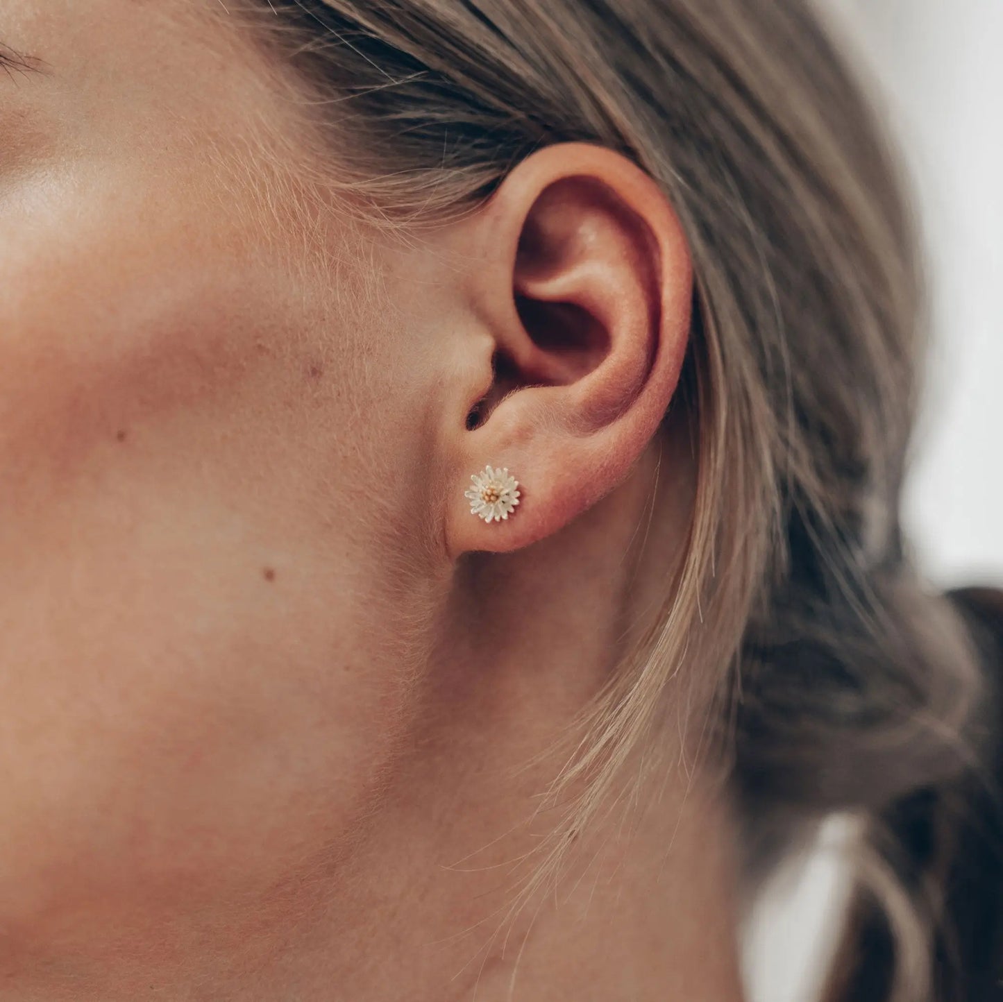 Vielring - Blumen Ohrstecker - 925 Silber - Silber