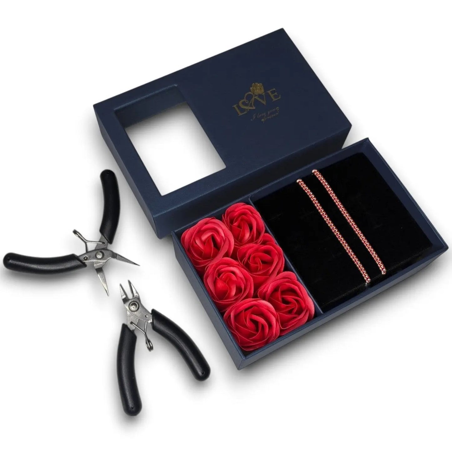 DIY Couple Permanent Armband-Set - 925 Silber