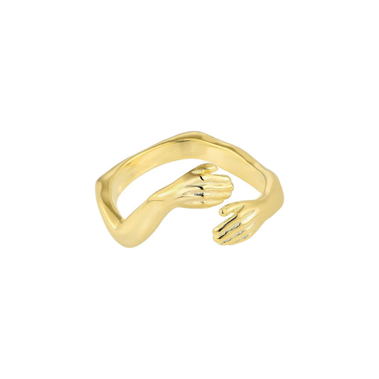 Open hug ring strength - 925 silver