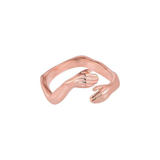 Open hug ring strength - 925 silver