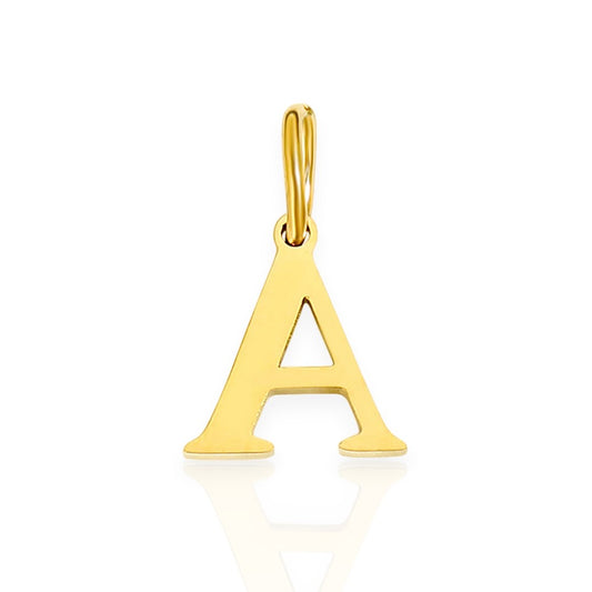 Vielring - Armband-Initial-Anhänger • 925 Sterling Silber #2 - Gold / A