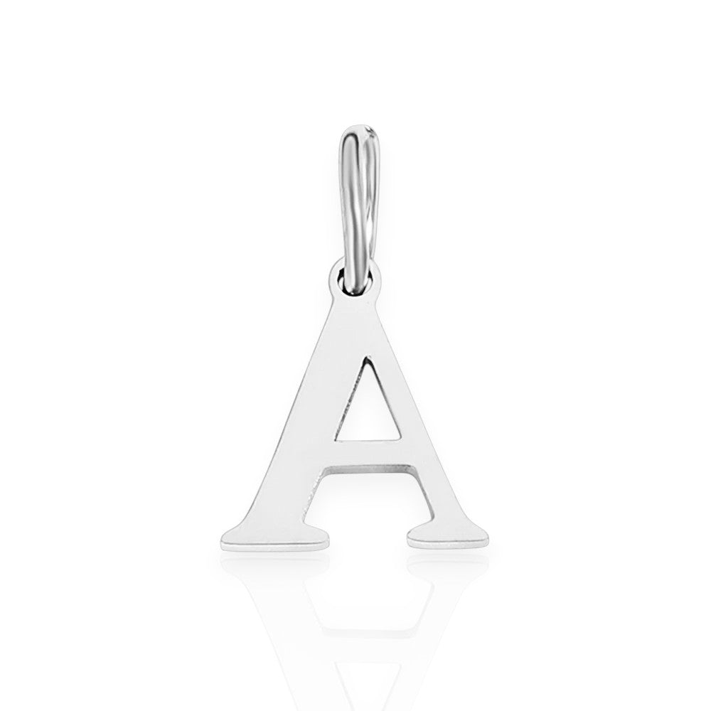 Vielring - Armband-Initial-Anhänger • 925 Sterling Silber #1 - Silber / A
