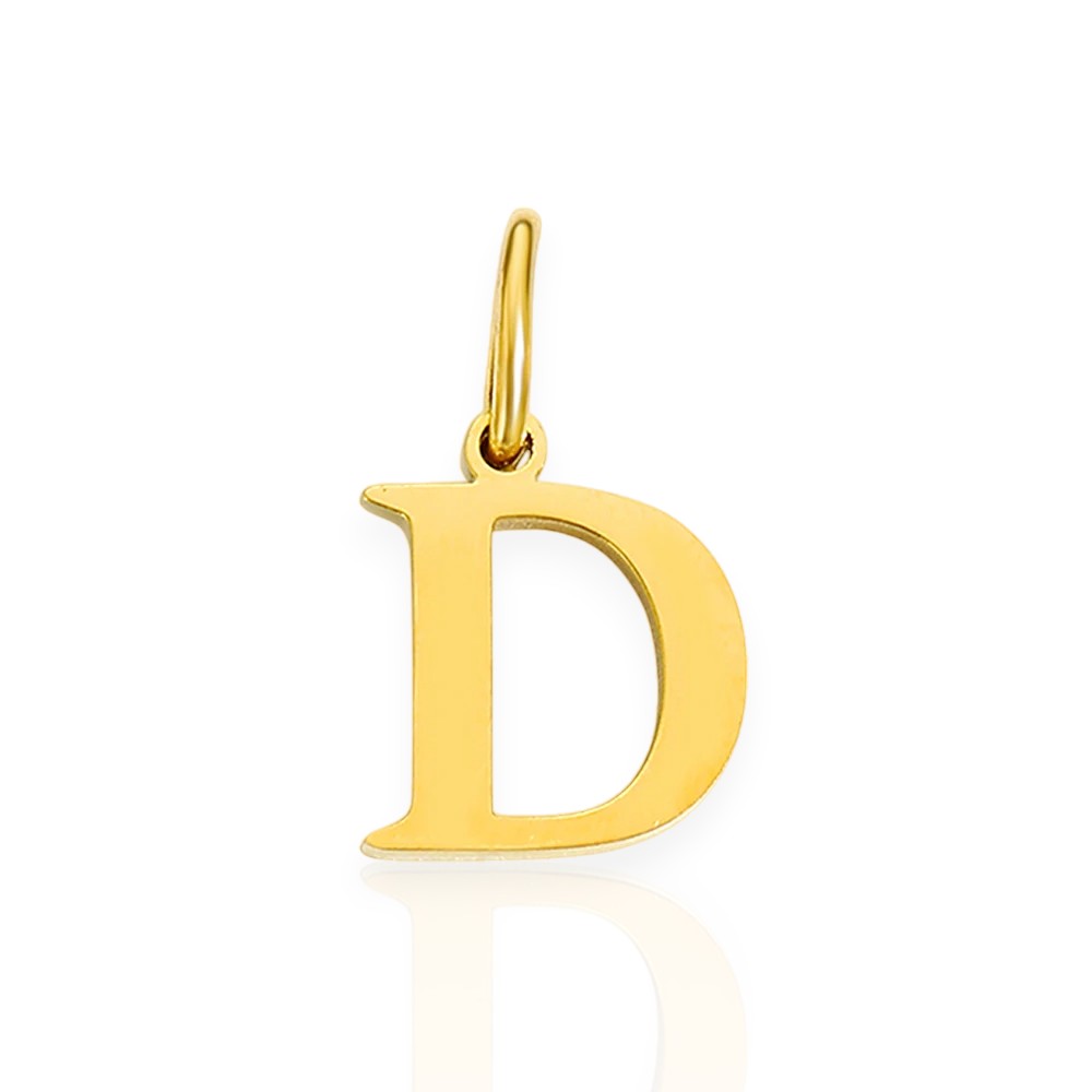 Bracelet initial pendant • 925 Sterling Silver #1
