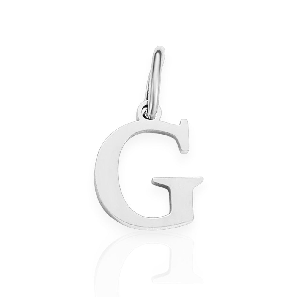 Vielring - Armband-Initial-Anhänger • 925 Sterling Silber #1 - Silber / G