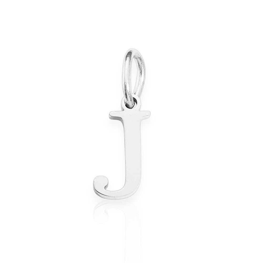 Vielring - Armband-Initial-Anhänger • 925 Sterling Silber #1 - Silber / J