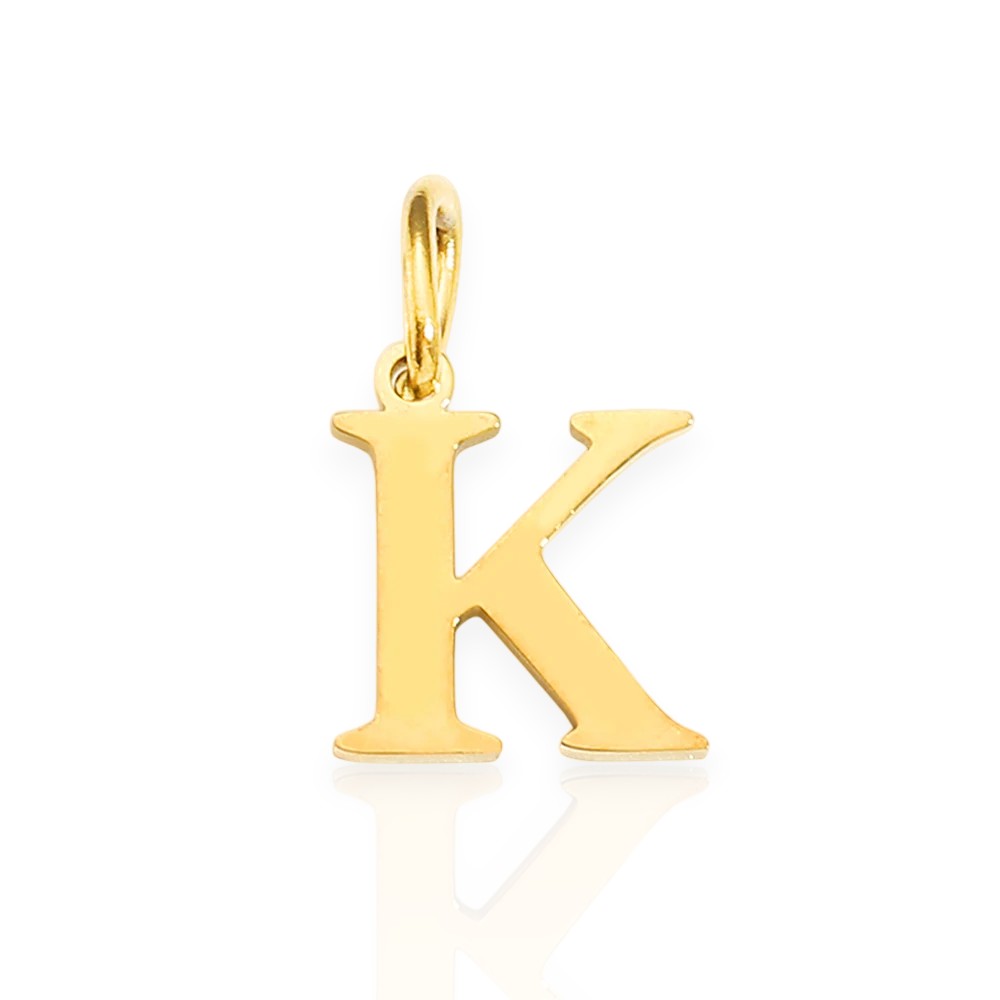 Bracelet initial pendant • 925 Sterling Silver #1