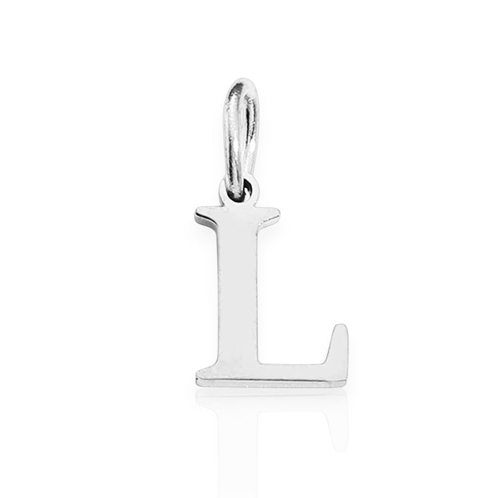 Vielring - Armband-Initial-Anhänger • 925 Sterling Silber #1 - Silber / L