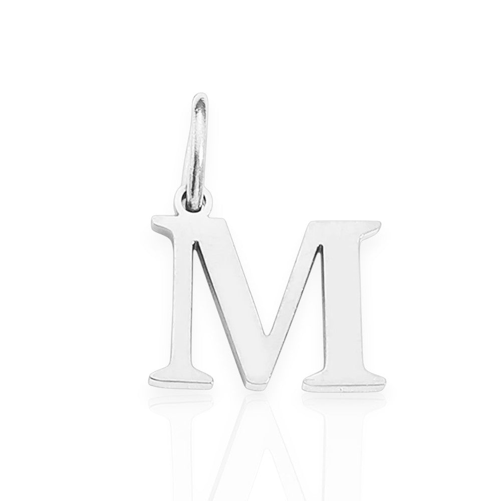 Vielring - Armband-Initial-Anhänger • 925 Sterling Silber #1 - Silber / M