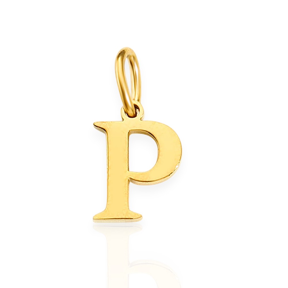 Bracelet initial pendant • 925 Sterling Silver #1