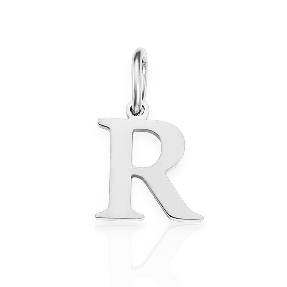 Vielring - Armband-Initial-Anhänger • 925 Sterling Silber #1 - Silber / R