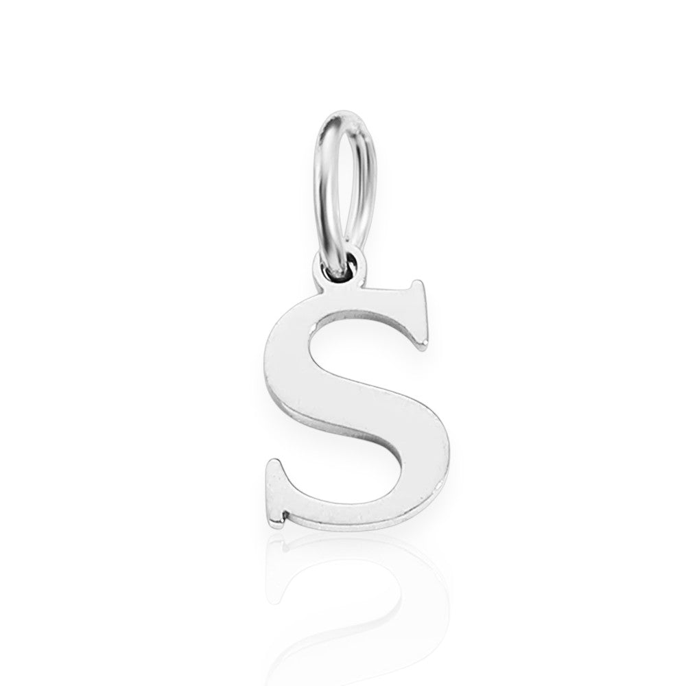 Vielring - Armband-Initial-Anhänger • 925 Sterling Silber #1 - Silber / S