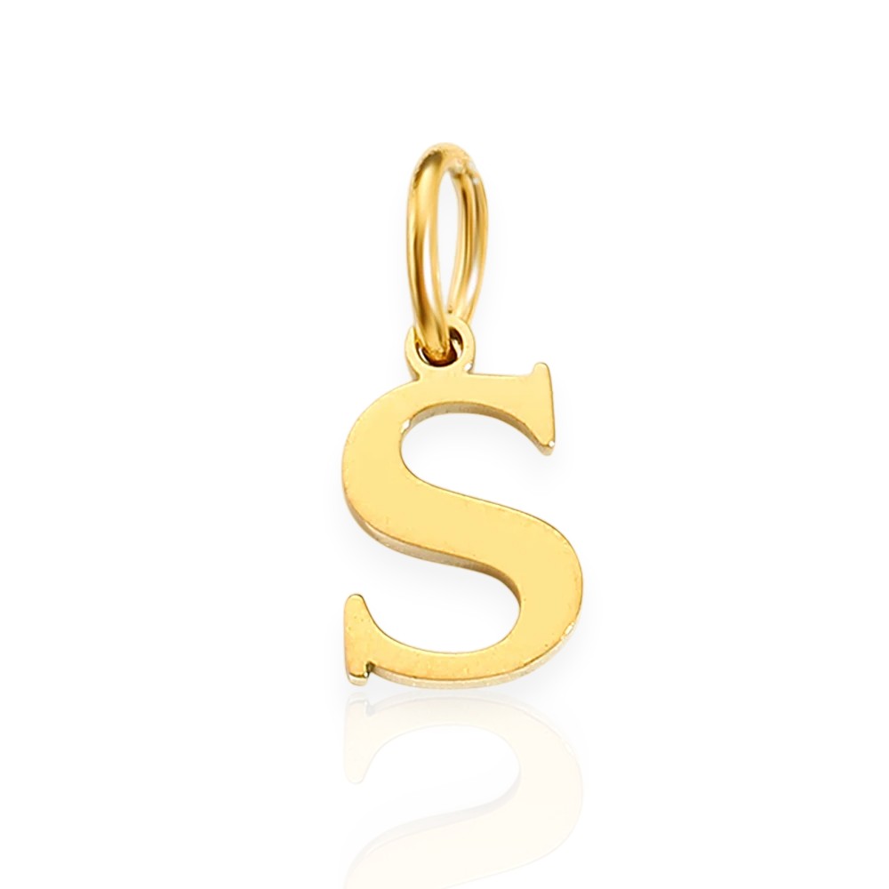 Bracelet initial pendant • 925 Sterling Silver #1