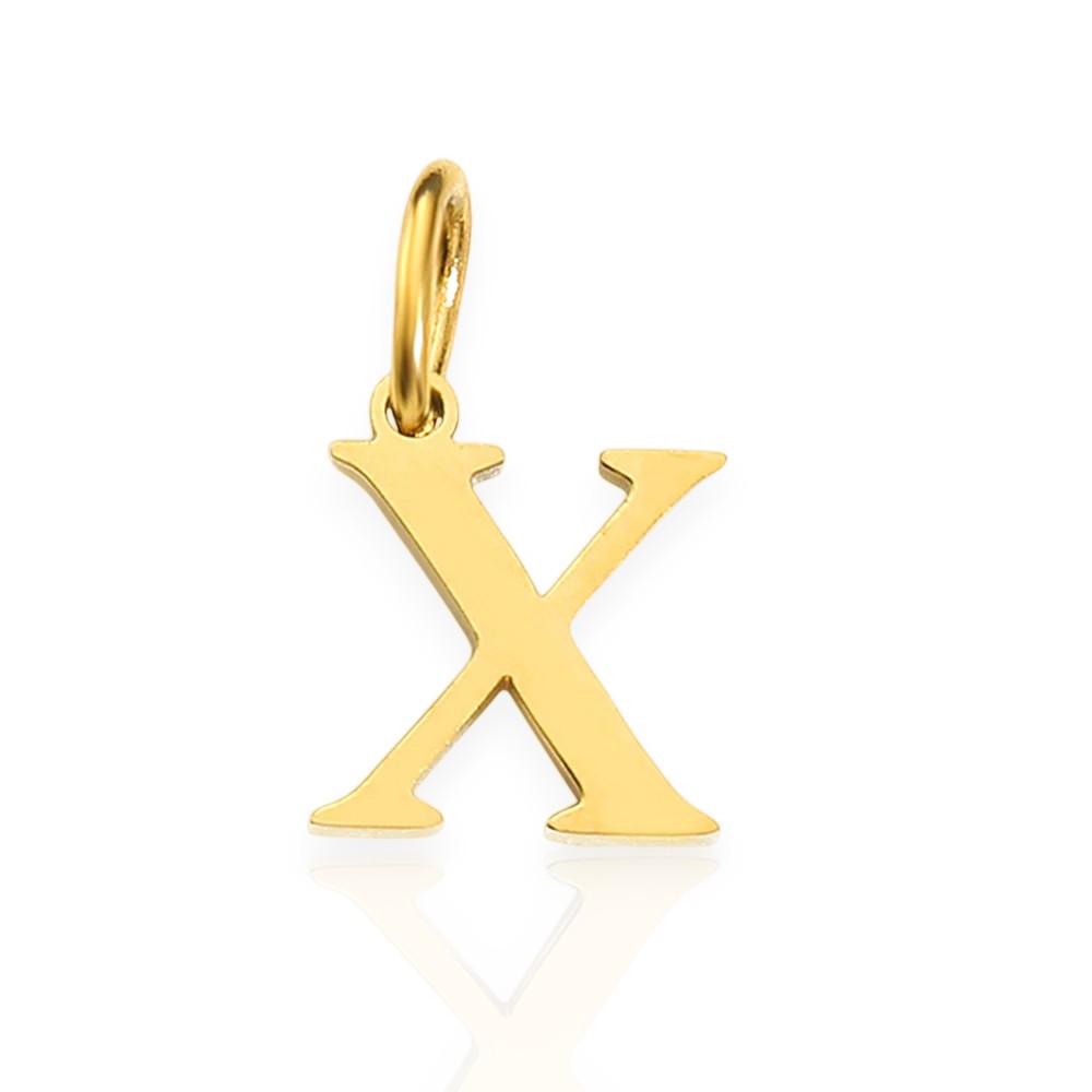 Bracelet initial pendant • 925 Sterling Silver #1