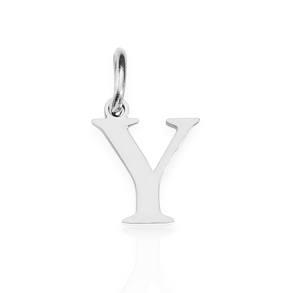 Vielring - Armband-Initial-Anhänger • 925 Sterling Silber #1 - Silber / Y