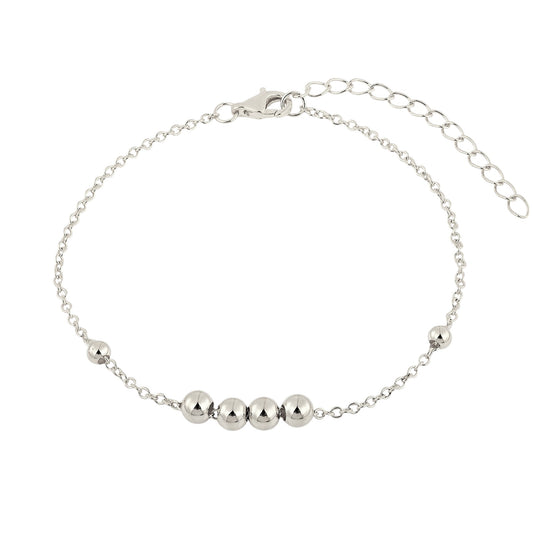 Perlen Anti-Stress-Armband – 925 Silber