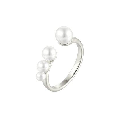 Ring mit Süßwasserperlen - 925 Silber
