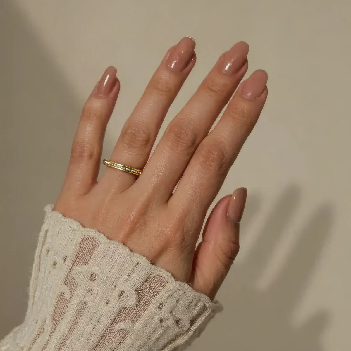 Runder Perlen Anti-Stress-Ring