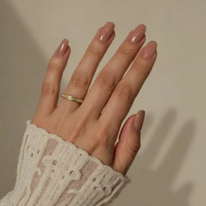 Runder Perlen Anti-Stress-Ring