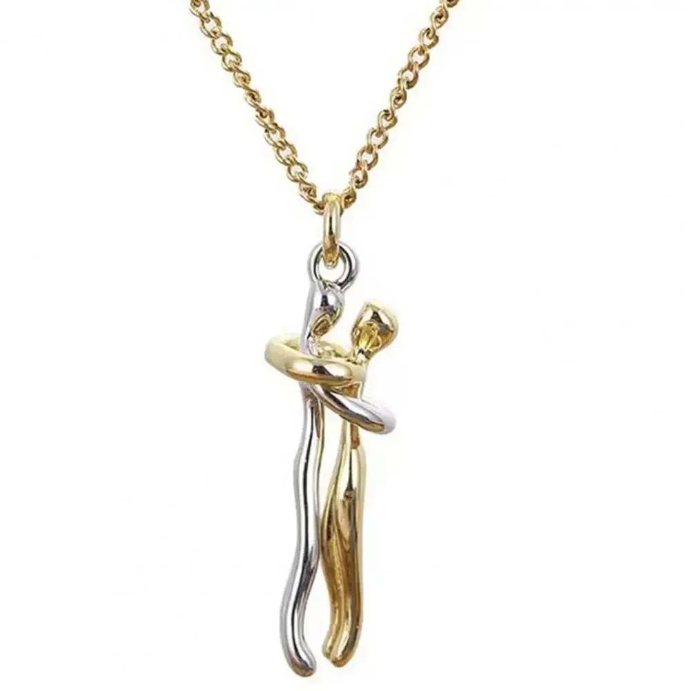 Vielring - Umarmungs-Halskette 925 Sterling Silber - Gold