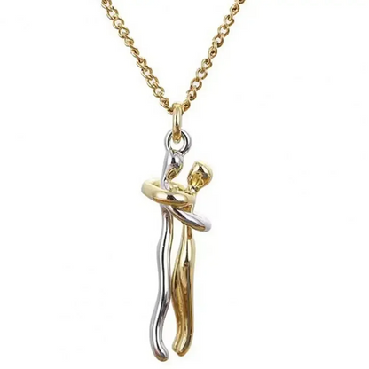 Vielring - Umarmungs-Halskette 925 Sterling Silber - Gold