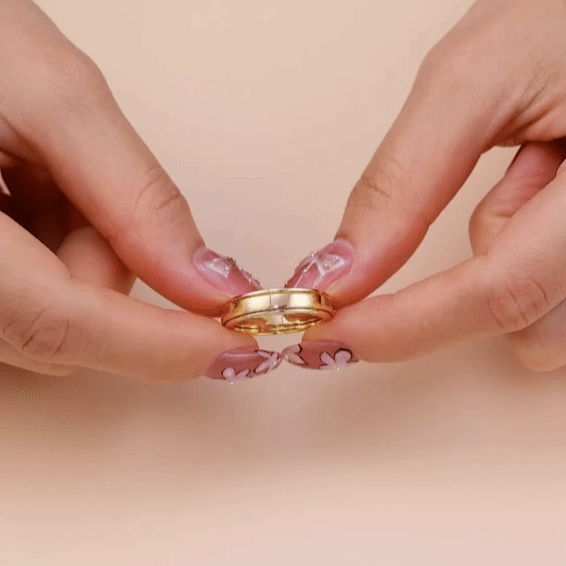 Glatter Klassischer Anti-Stress-Ring