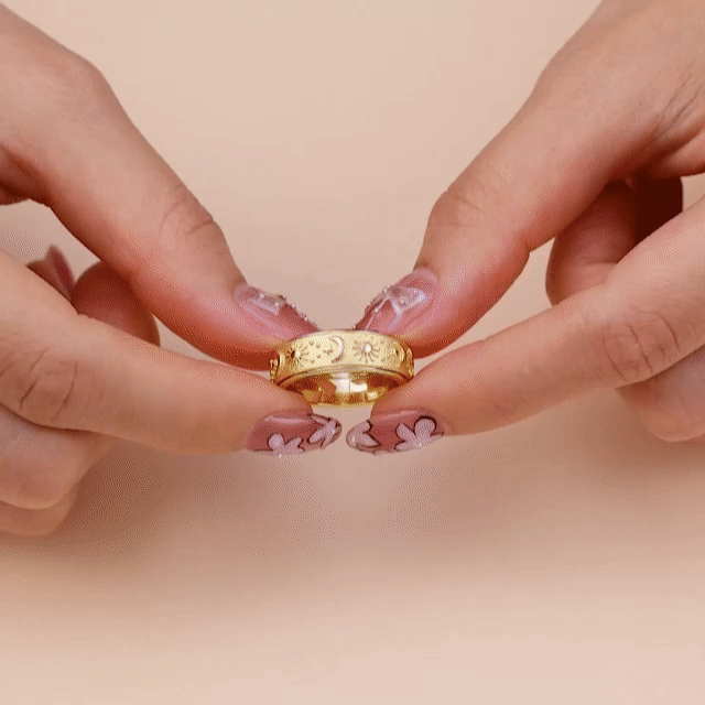 Mond & Sonne Anti-Stress-Ring