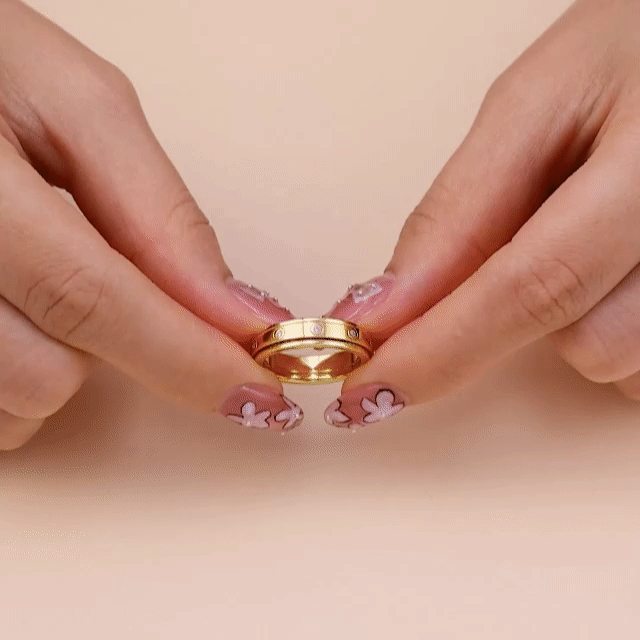 Funkelnder Anti-Stress-Ring