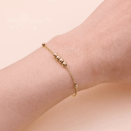 Perlen Anti-Stress-Armband – 925 Silber