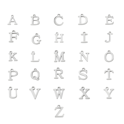 Gliederketten Buchstaben Set - 925 Silber