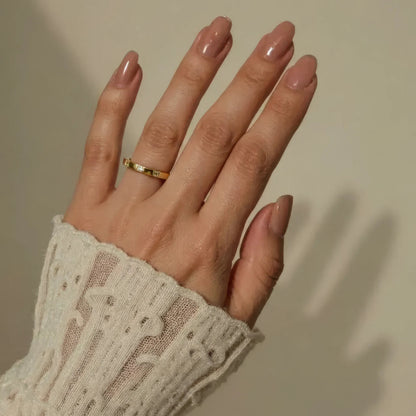 Dünner Steinen Ring - 925 Silber