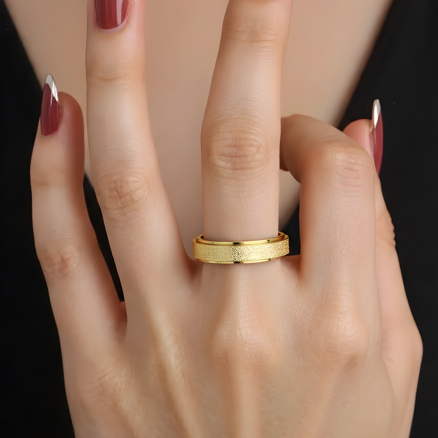 Matte Classic Rotating Ring - Stainless Steel