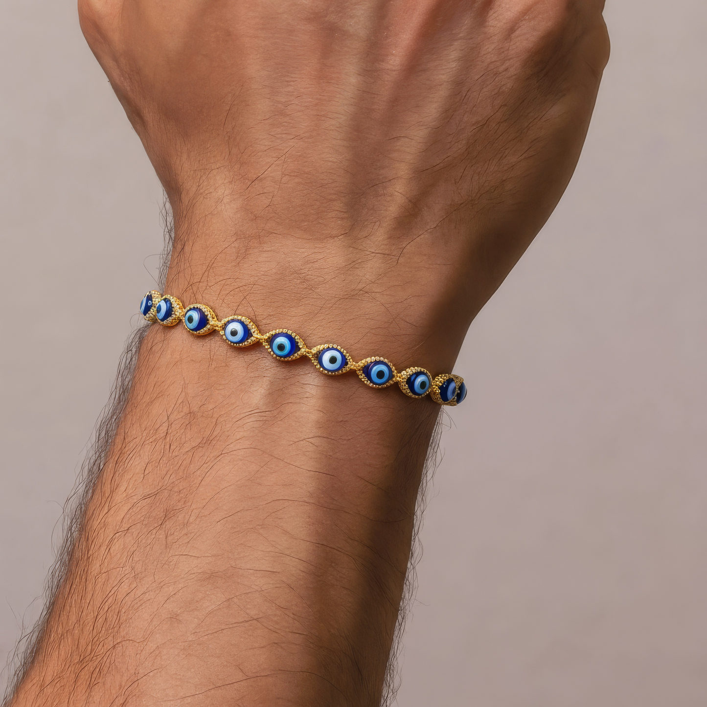 Buntes Augen Armband - Edelstahl