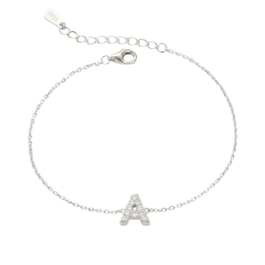 Square Zirconia Necklace - 925 Silver