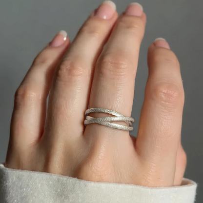 Matter Ineinandergreifender 2 mm Anti-Stress-Ring
