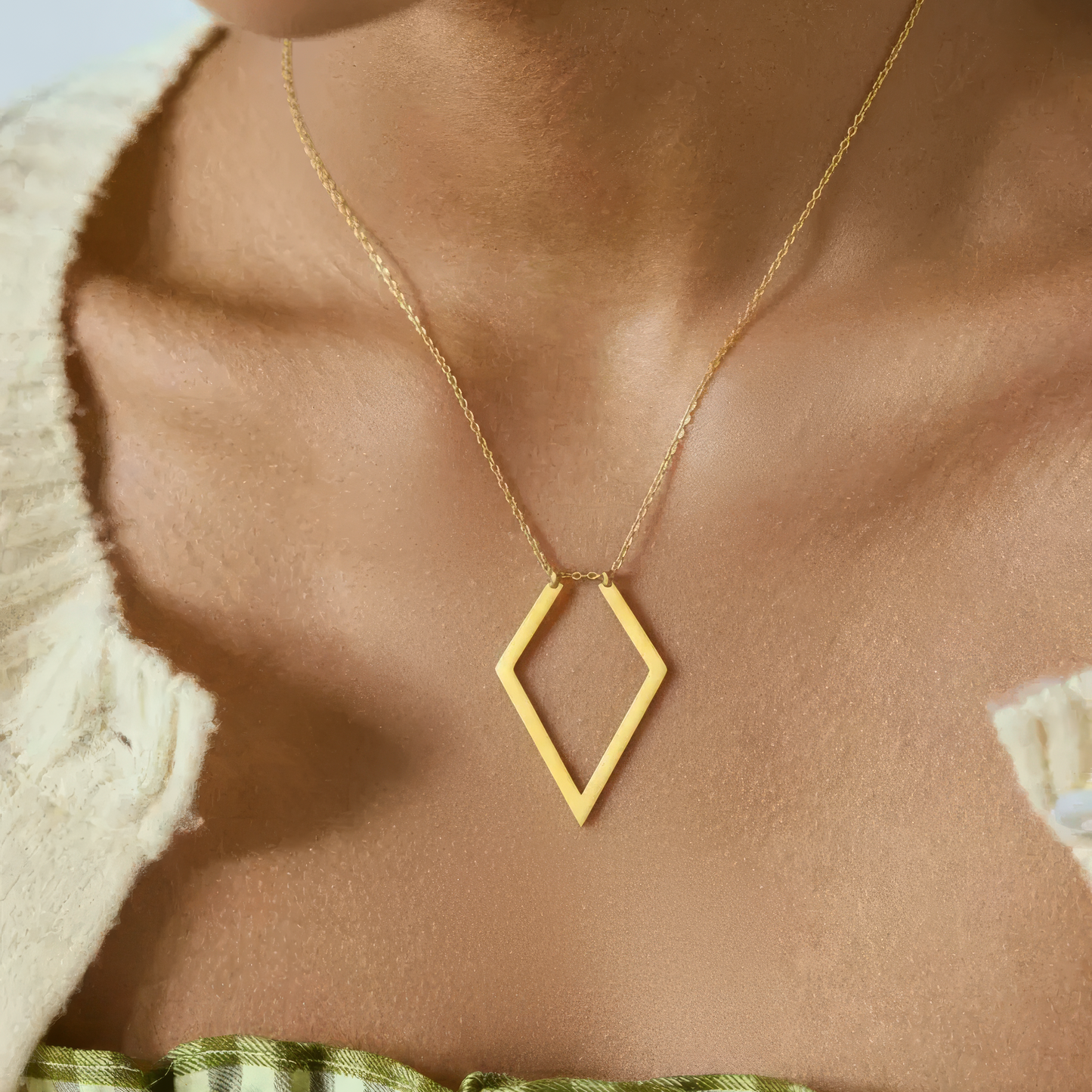 Gold Abstract Ring • 925 Sterling Silver Open Ring