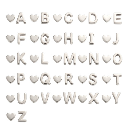 Herz Buchstaben Halskette – 925 Silber
