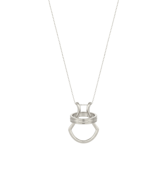 Gold Abstract Ring • 925 Sterling Silver Open Ring