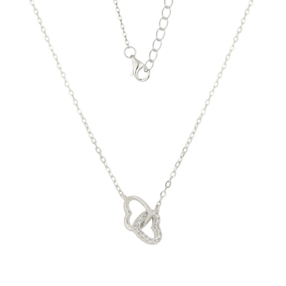 Vielring - Verbundene Herzen Halskette - 925 Silber - Gold
