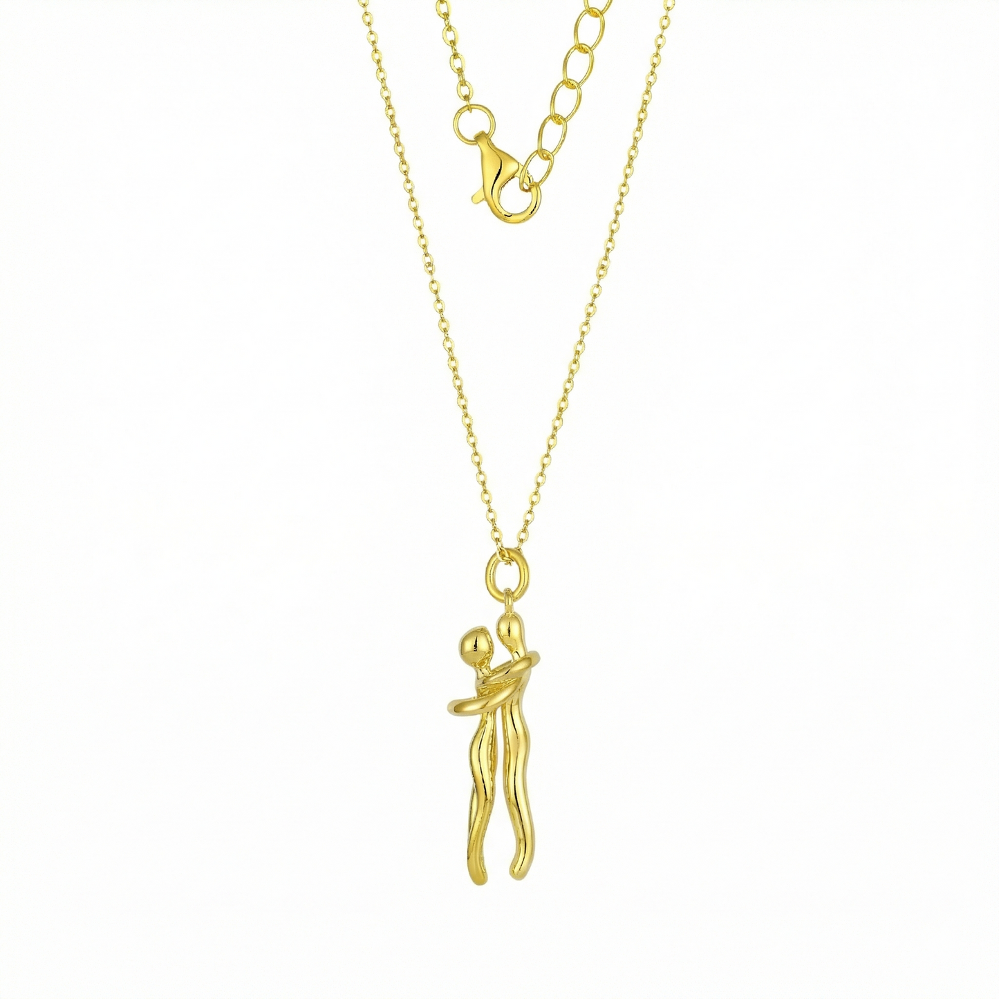 Umarmungs-Halskette - 925 Silber