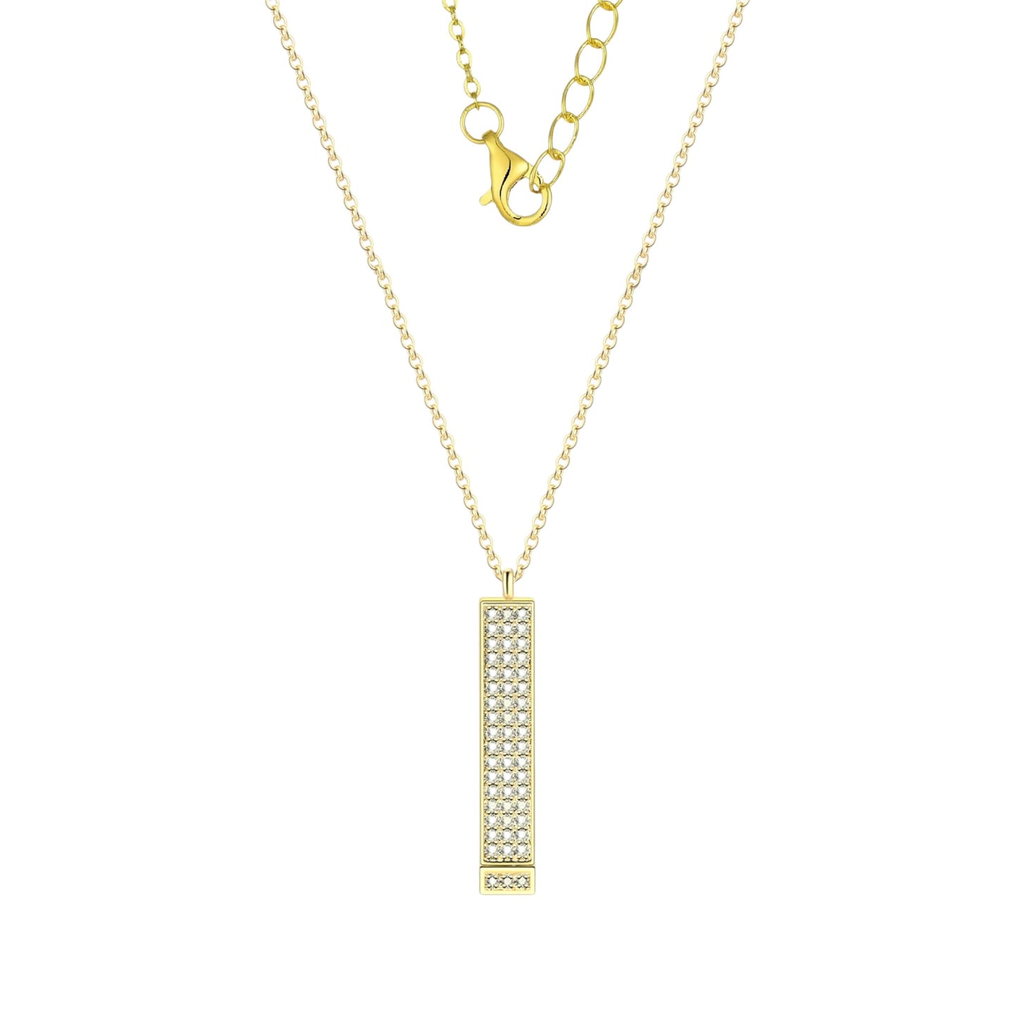 Persönliche Botschaft Anhänger Halskette - Edelstahl